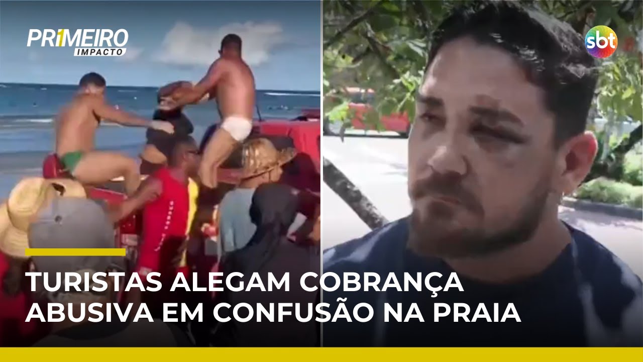 Turista explica briga em Porto de Galinhas (PE); cobrança abusiva foi questionada | #PrimeiroImpacto