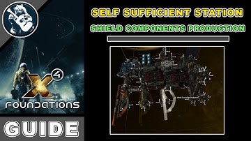 X4 Foundations Station Building Guide: Shield Components Production (Building x4 Guide)