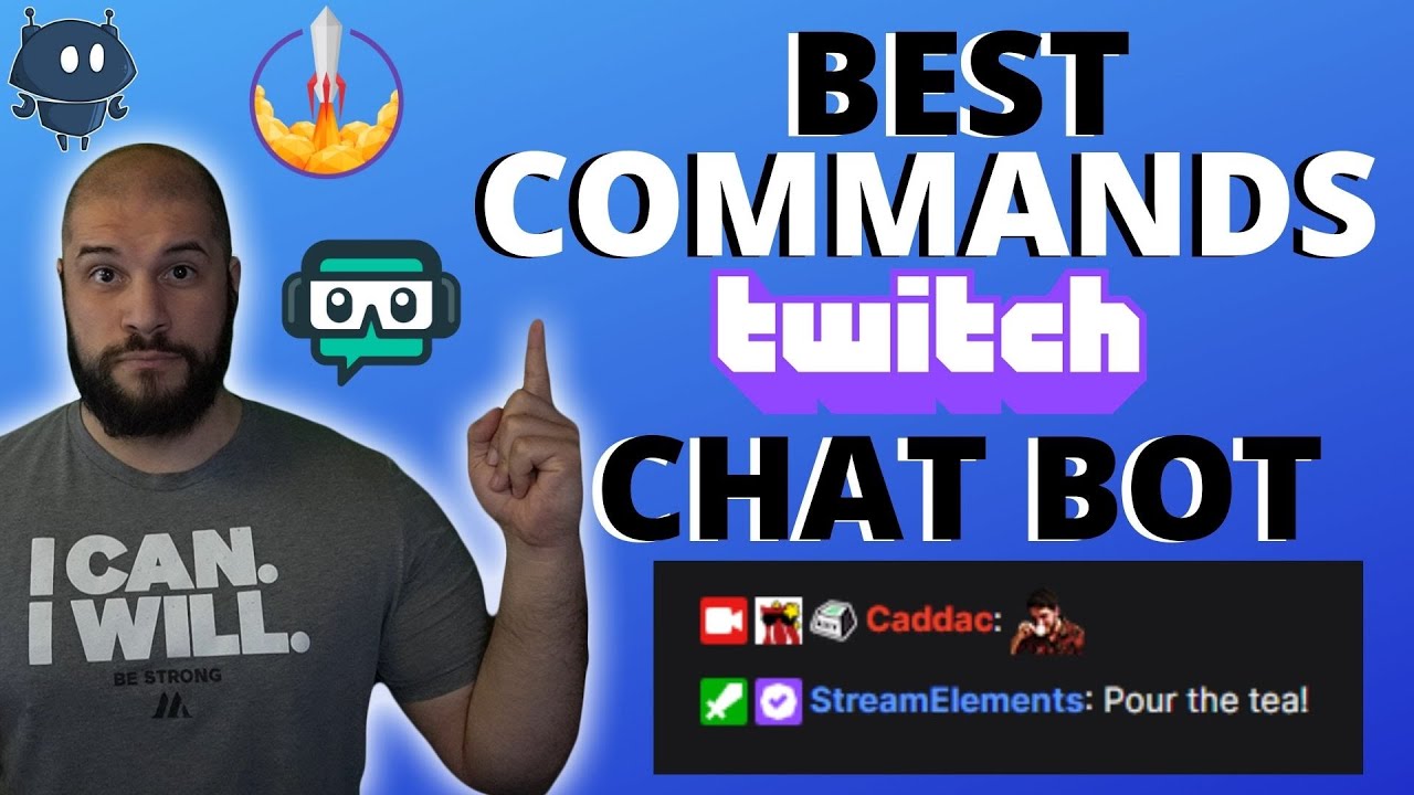 Custom chat commands for your Twitch chat bot