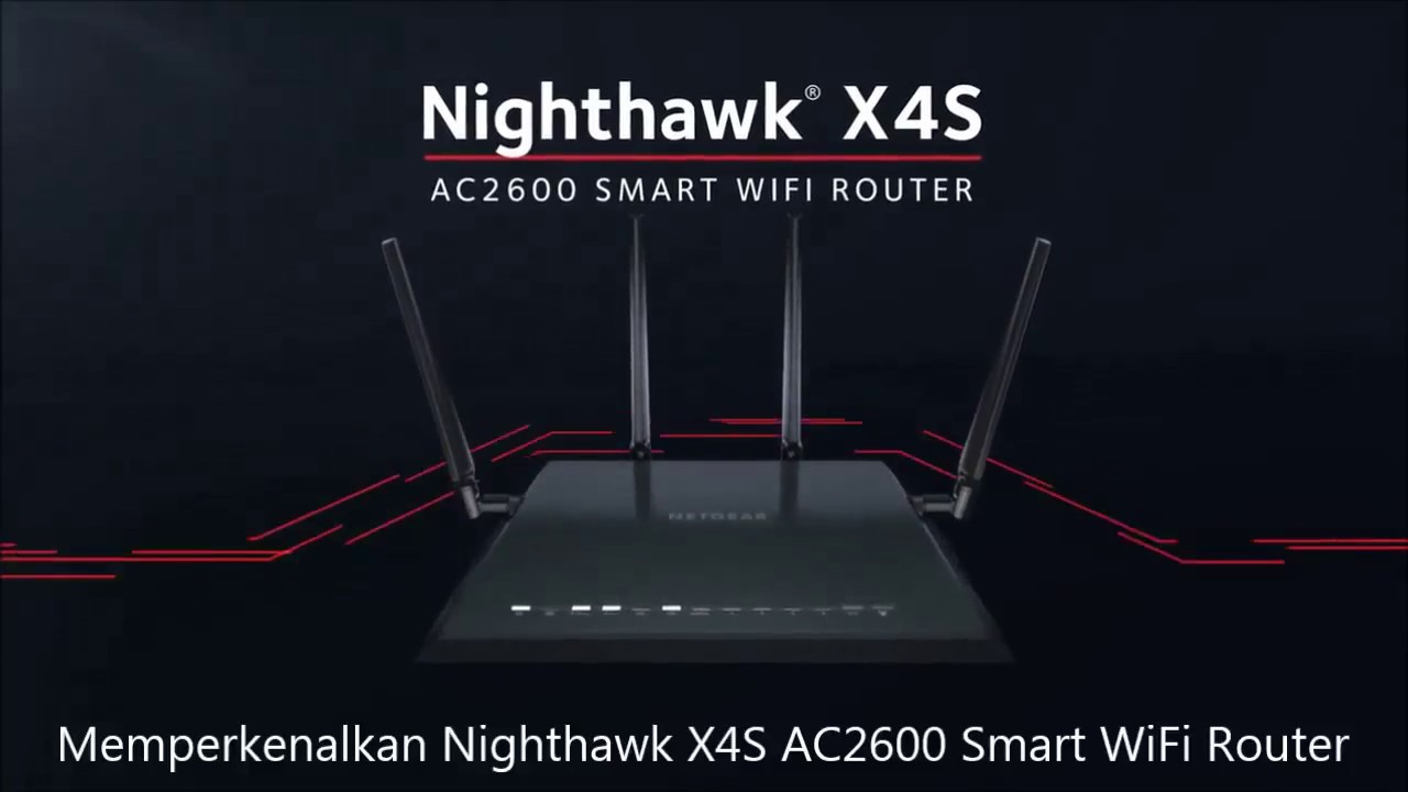 Router Gaming Terbaik, NETGEAR Nighthawk® X4S - R7800 AC2600 Smart WiFi ...