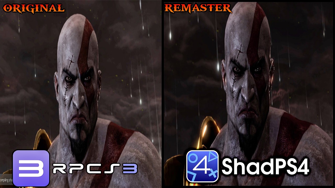 God of War 3 – Сравнение графики RPCS3 и ShadPS4 Remastered