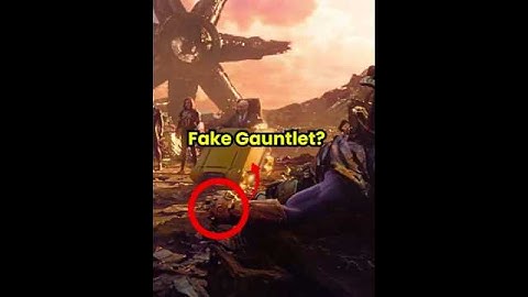 Thanos only had 4 infinity stones!