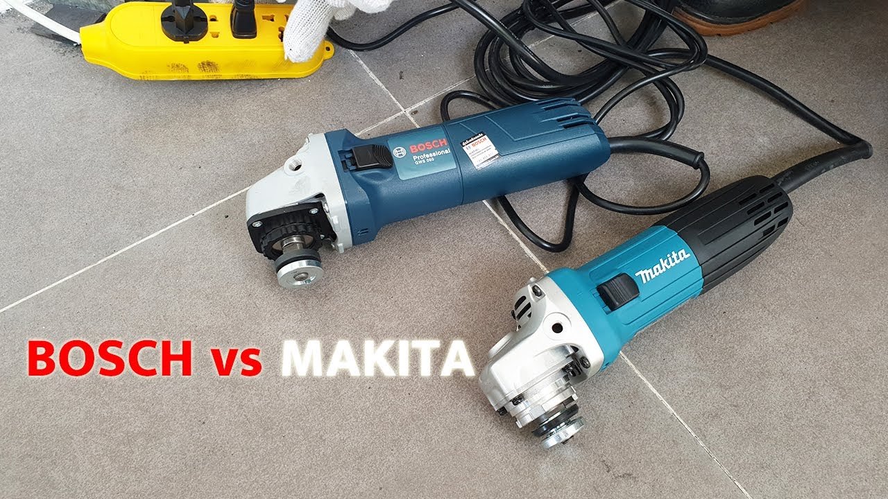 MAKITA BOSCH 2020 Best Agle Grinder Motor, Power and Safety for use - YouTube