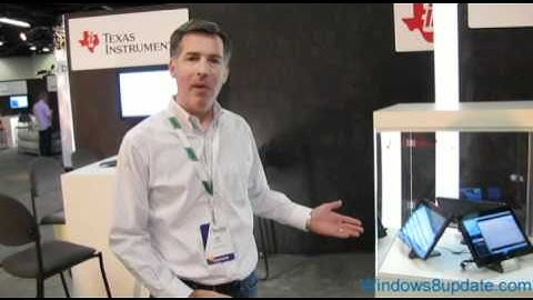 Microsoft Windows 8 BUILD Conference - Texas Instruments demo