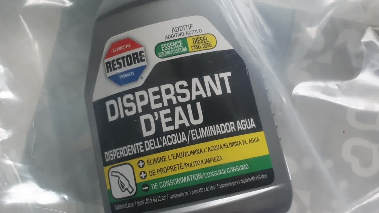 Traitement gasoil dispersant d'eau 250 ml Avis client de Cecilia