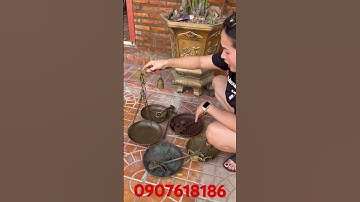 Cân đồng xưa #Tượngđồngphongthuỷ#đỉnhđồng #lưđồnghồ # #đồnghồxưa#g  #đồ