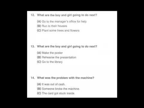 Video TOEFL Primary Step 2 Book 1 Practice test - YouTube