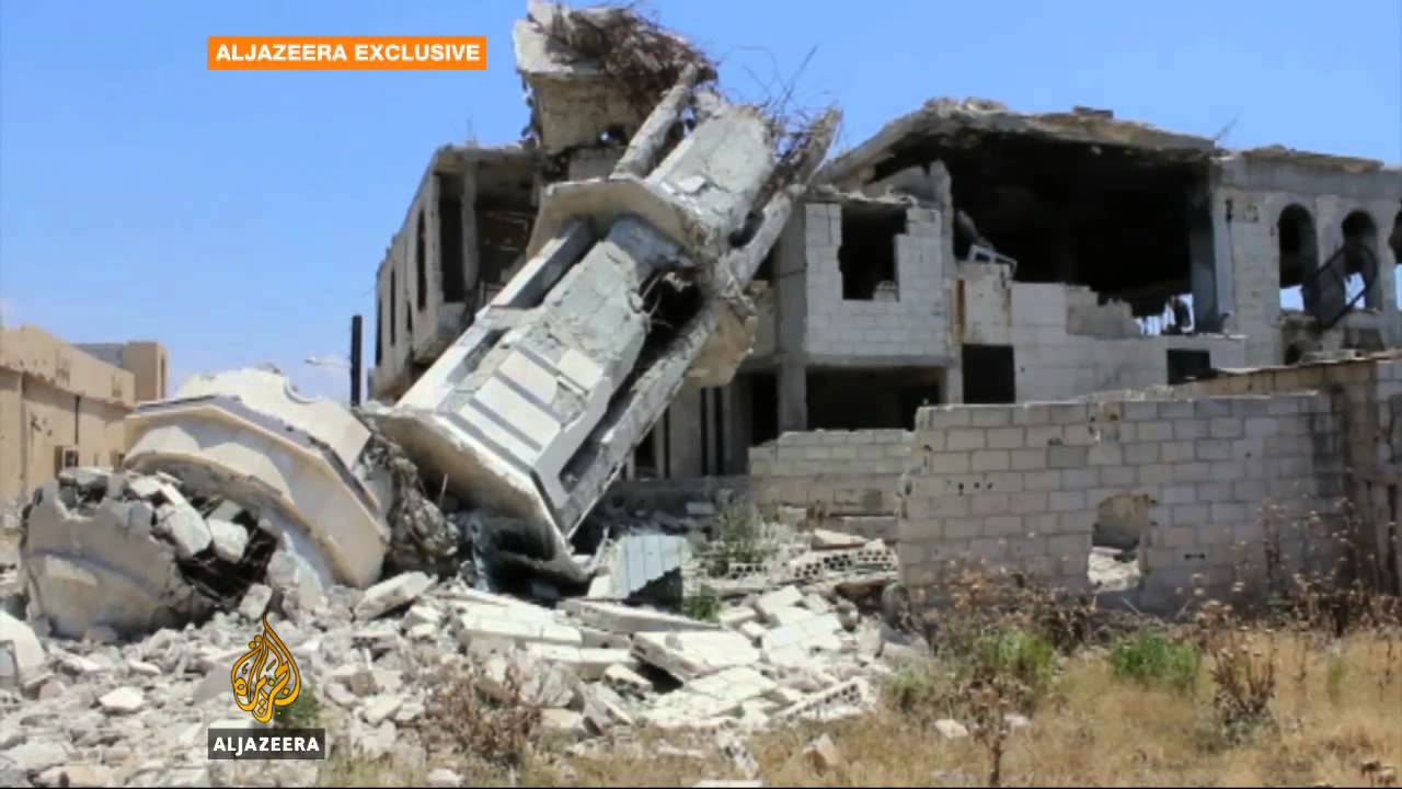 حصري: قناة الجزيرة في ضواحي حمص