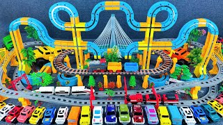 13 Minutes Of Satisfying High Speed Train Tracks And Magnetic Tracks Toy Asmr Toy