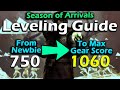Destiny 2 - Season of Arrivals - How to Reach Max Level - Max Gear Score - Powerful & Pinnacle Gear