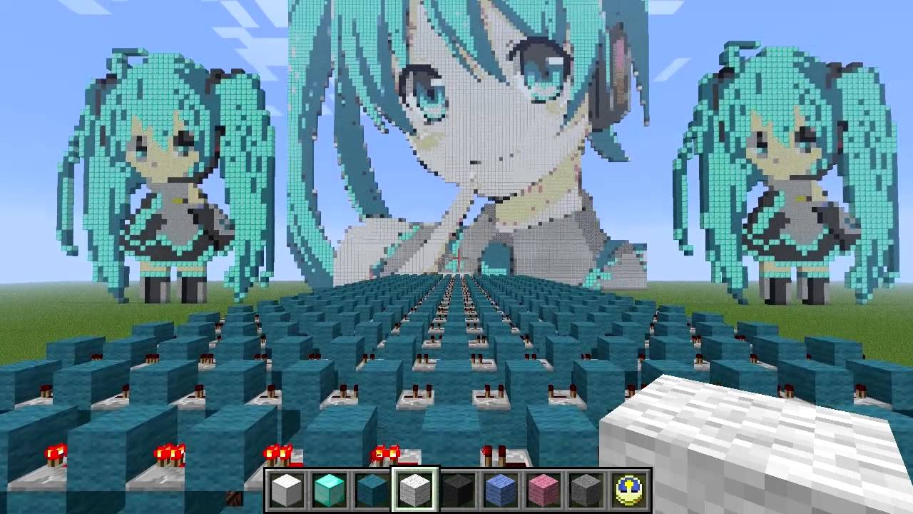 hatsune miku minecraft skin hatsune miku minecraft skin