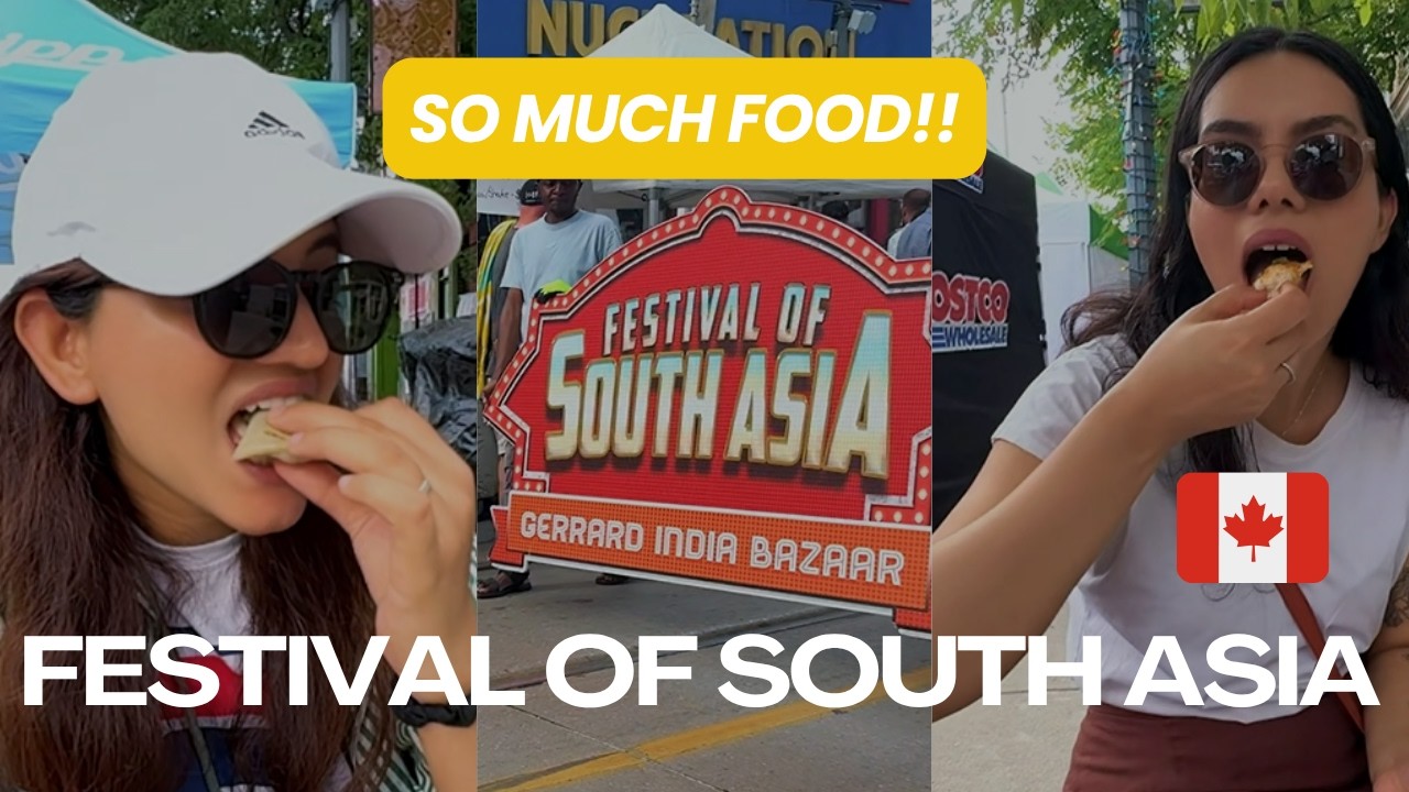 LITTLE INDIA Toronto Vlog 🇨🇦  | Festival of South Asia 2025 + Food, Culture & Fun