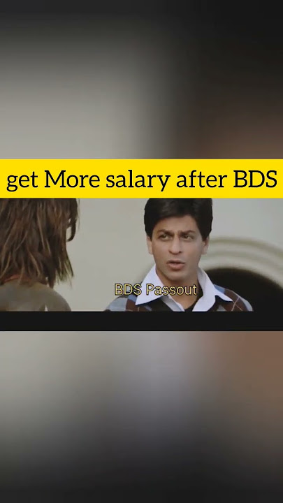 salary after BDS