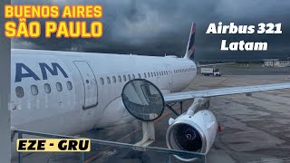 VUELO A SÃO PAULO 🇧🇷 (CONEXIÓN INTERNACIONAL) LATAM - AIRBUS 321 - DESDE EZEIZA 🇦🇷 by Sir Chandler 23,282 views 1 month ago 13 minutes, 50 seconds