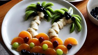 Art In Palm Trees with Fruits & Vegetable Carving Lessons