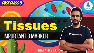 CBSE Class 9: Tissues | Important 3 Markers | Just 9th | Bharath Bhat