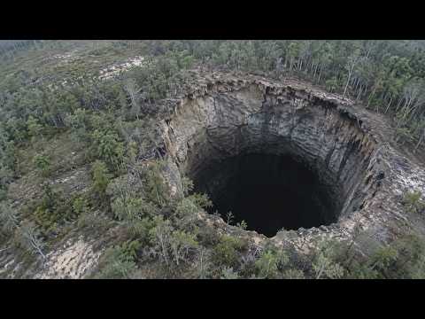 Giant Sinkholes Opening Without Warning Caught on Camera