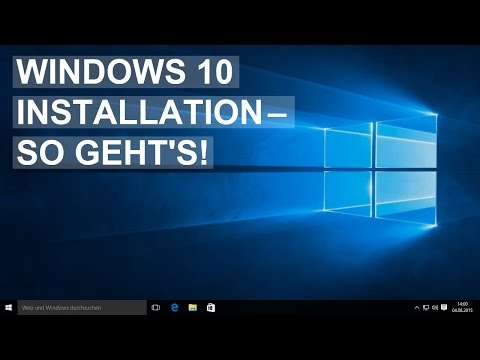 Windows 10: So geht die Installation!