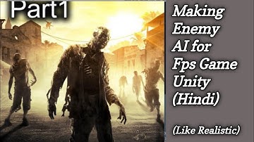 Enemy AI in Unity (Hindi) | Animation and NavMesh Path finding| Fps game Series | #gamedev