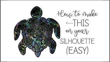 How to make a 3D cut file out of any mandala in Silhouette Studio (Very easy)