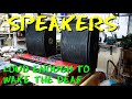 Speakers - Restoring some old PA speakers