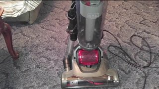 Black + Decker upright vacuum(lost footage found)