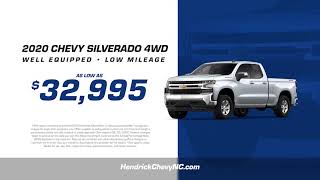 Hendrick Chevrolet Monroe - Special Selection - 2020 Silverado 4WD Trucks as low as $32,995