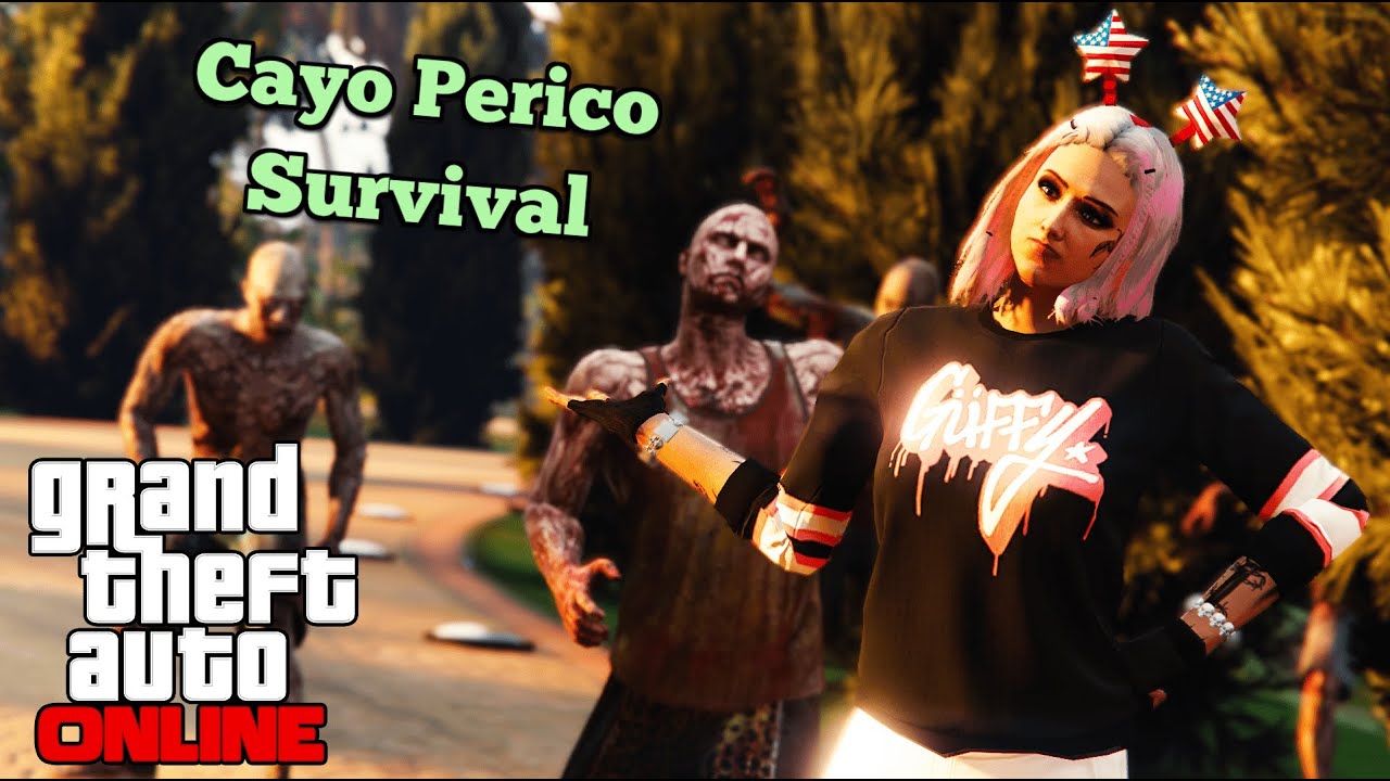 GTA Online - Cayo Perico Zombie Survival (Full 10 Waves Solo)