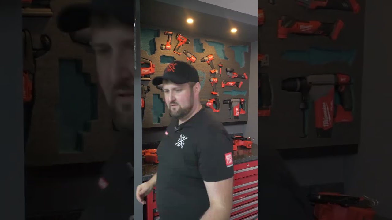 This Milwaukee Power Tool Wall Is INSANE Shorts