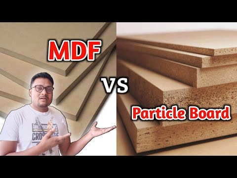 Difference between  MDF Vs Particle board (in Hindi) | What is best for your home? | Pros and
