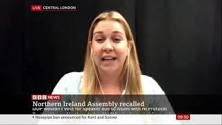 Northern Ireland assembly recalled - Jess Sargeant, BBC News