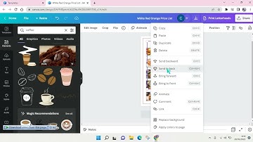 How to Make Price List on Canva NEW UPDATE November 2022