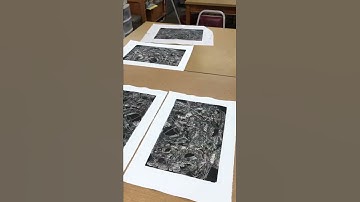 First Intaglio Collagraph plate I loved:  Secret Garden Collagraph Plate, Prints, & Mixed Media