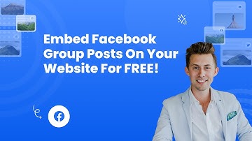 How to embed Facebook group posts on website?