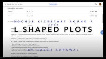 L Shaped Plots  | Google Kickstart Round A 2021 | Dynamic Programming