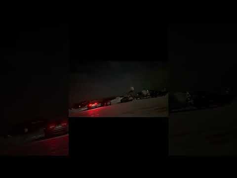 Accenno di aurora boreale a Nordkapp, CapoNord, Norvegia