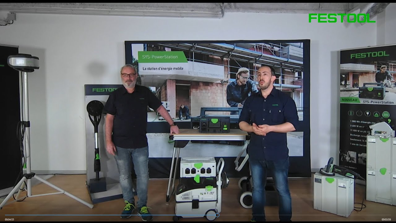 Festool TV épisode spécial : Nouvelle SYS-PowerStation