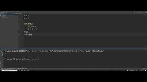 Python basic :EP.13 : ตัวแปร global variable // local variable