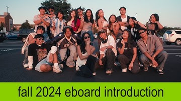 FCA Fall 2024 Eboard Intro Video