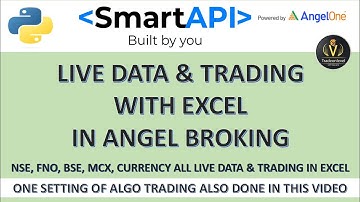 Live data & Trading with excel in Angel Broking