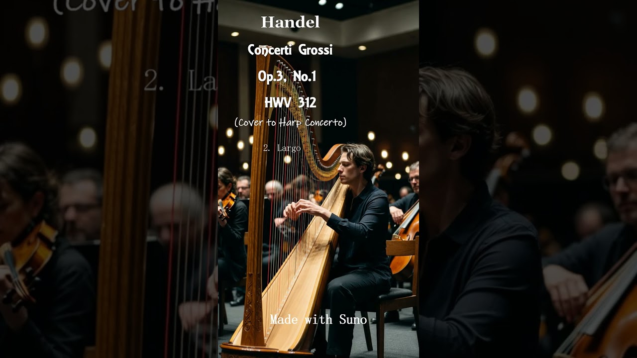 G.F. Handel: Concerti grossi, Op.3 No.1, HWV.312 (Cover to Harp Concerto)