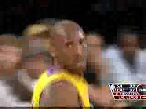 LA Lakers vs SA Spurs in 2008 NBA West Conf Finals...