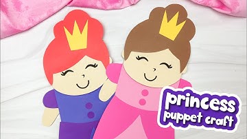 Princess Paper Bag Puppet Craft