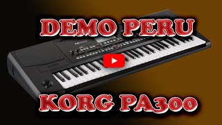 KORG PA 300 CUMBIA PERUANA  DEMO OMAR NAVARRO / ORQ. LATIN MAR chords