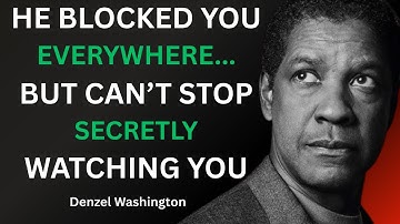 "HE BLOCKED YOU EVERYWHERE… BUT CAN’T STOP SECRETLY | Denzel Washington Motivational Speech"