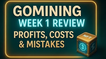 GoMining Week 1 Review: Real Profits, Costs & Mistakes as a Beginner