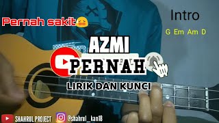 AZMI - PERNAH || Lirik & Kunci Cover Ukulele by SHAHRUL PROJECT
