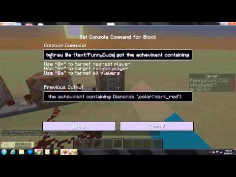 custom achievements no mods/plugins