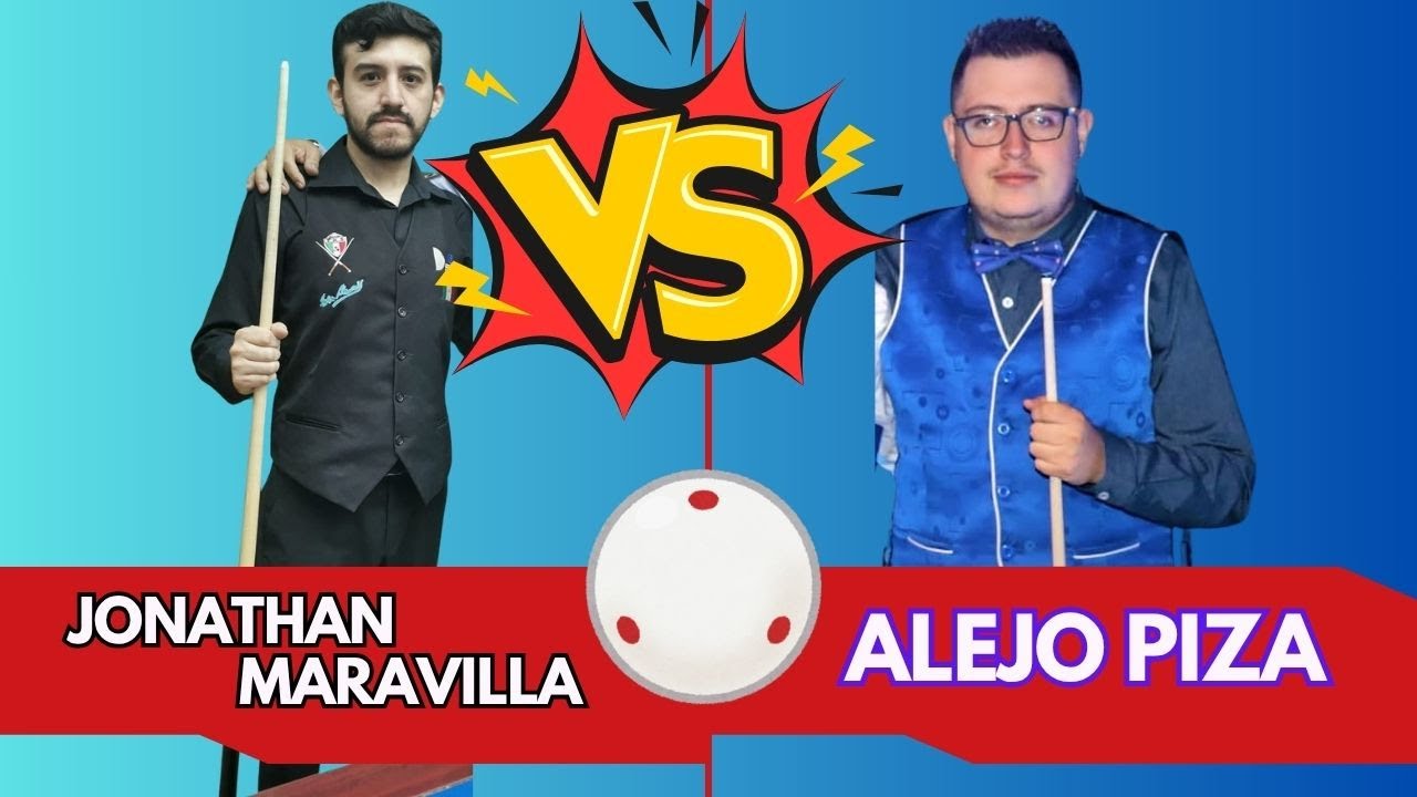 Jonathan Maravilla VS Alejo Piza | Club Cid Billarín La Catedral Del Billar.