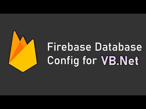 How to Configure Google Firebase for VB.Net | Get Started with Firebase